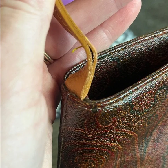 ETRO Brown Paisley Shoulder Bag - Picture 12 of 14